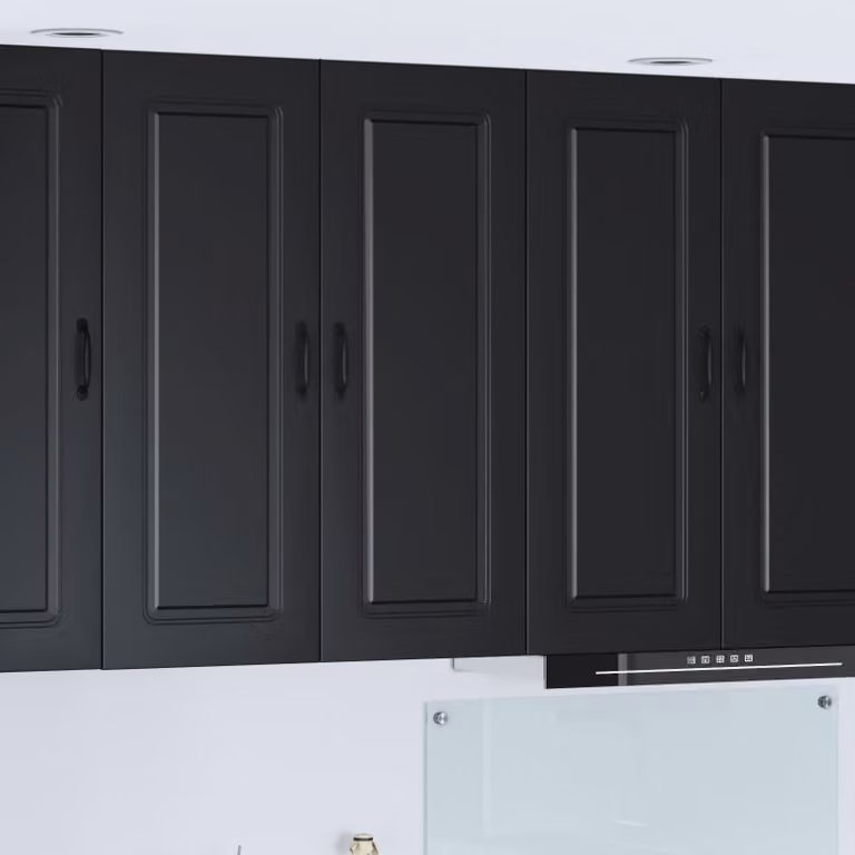 Pannello per lavastoviglie da incasso vidaXL Kalmar Nero L: 80 cm, P: 31 cm, H: 100 cm