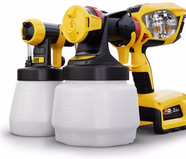 Spruzzatore di vernice a batteria ad alta pressione WAGNER Pistola vern W600 Flexio 18V brushless 200 W