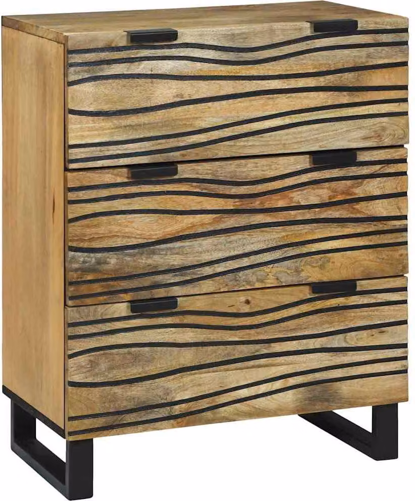 Credenza Marrone 60 x 33.5 x 75 cm Legno massello di mango