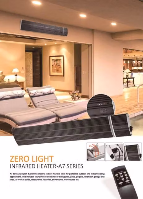 Sined Calore Nero 1500 Wifi Pannello Radiante Wifi Infrarossi In Ceramica Da 1500w Nero Nessuna Emissione Di Luce Elemento Riscaldante In Alluminio Estruso Rivestimento Ceramico Telecomando Ip65