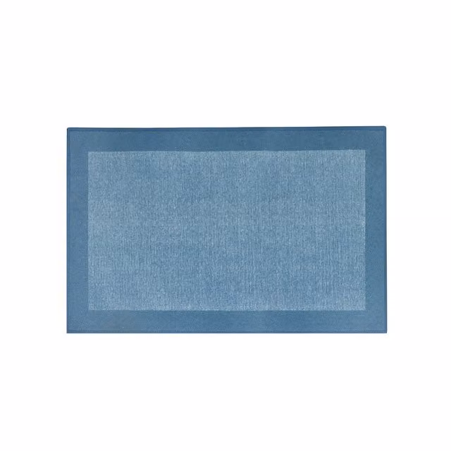Tappeto da cucina KASANOVA blu Chambray in cotone antiscivivolo L: 80 cm, P: 50 cm
