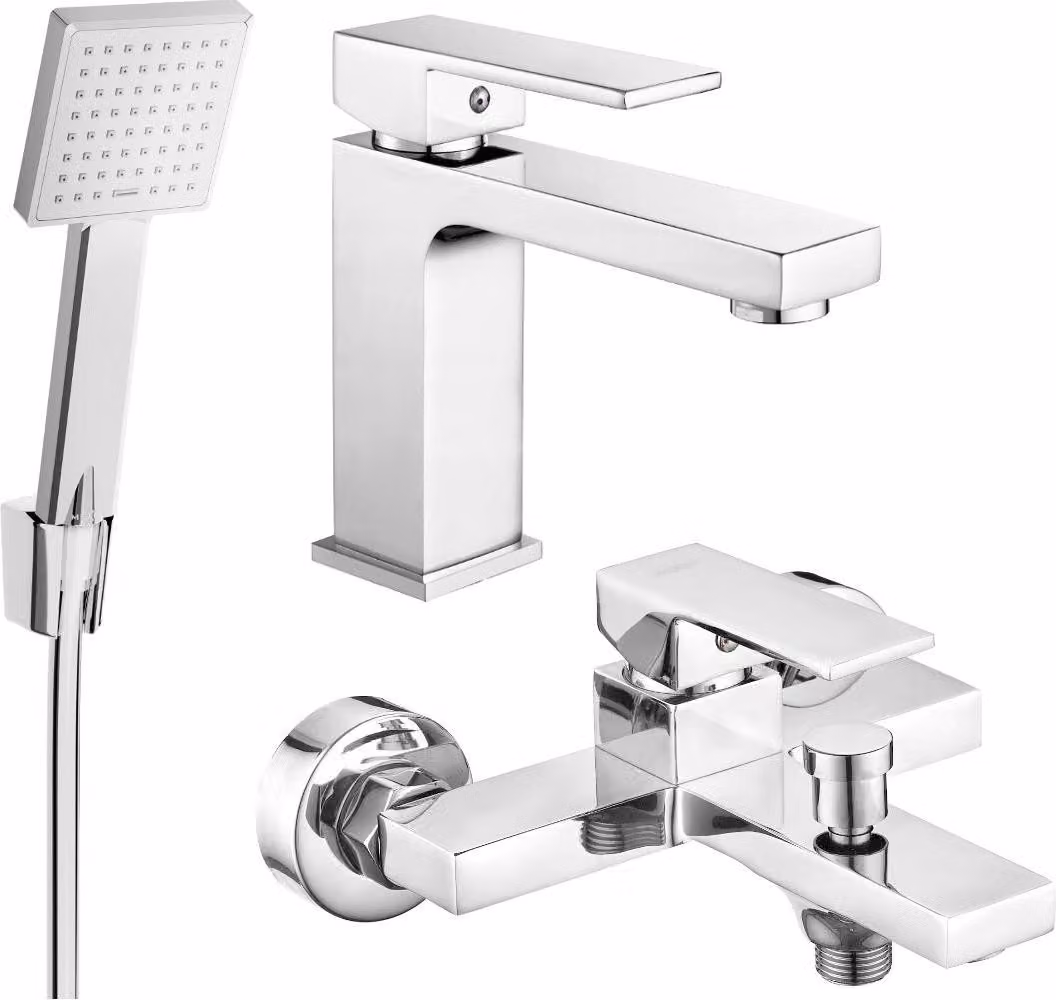 Mexen Uno R45 set da bagno, cromo - 71403R45-00