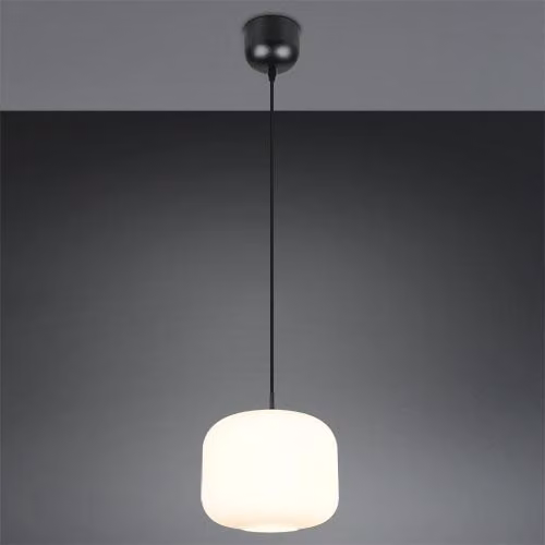 Lampada a sospensione SIGNE, marca Reality Leuchten, bianca, dimensioni 25x150 cm