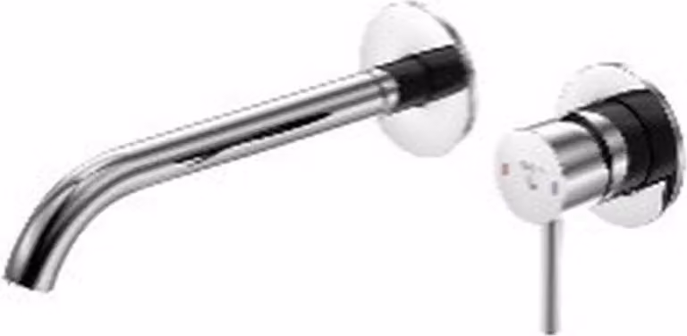 Steinberg Serie 100 Set di montaggio WT-Wand-EHM, sporgenza 245 mm, cromato, 1 pezzo.