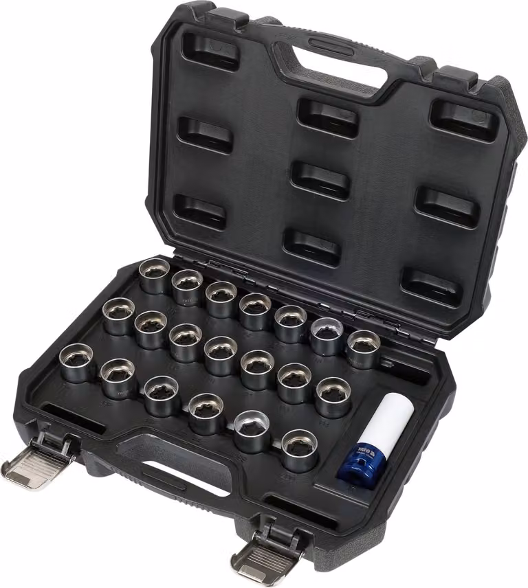 Set di chiavi per dadi per viti di sicurezza
