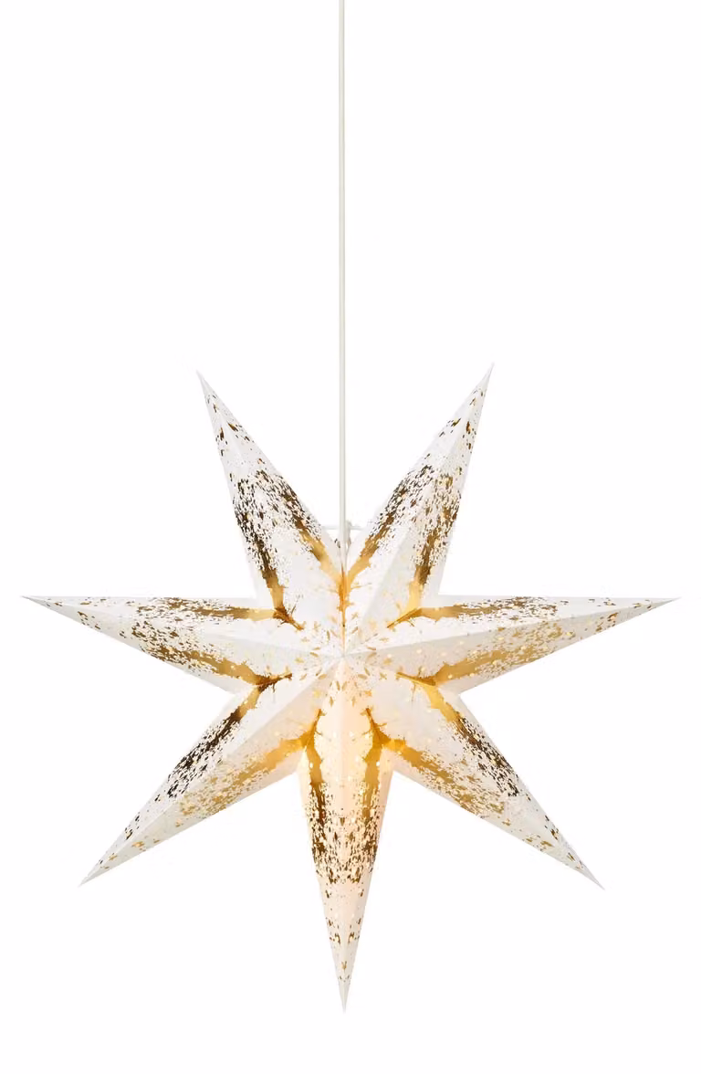 Stella a sospensione ornamento 45cm bianco / argento TILDE 705548 Markslojd