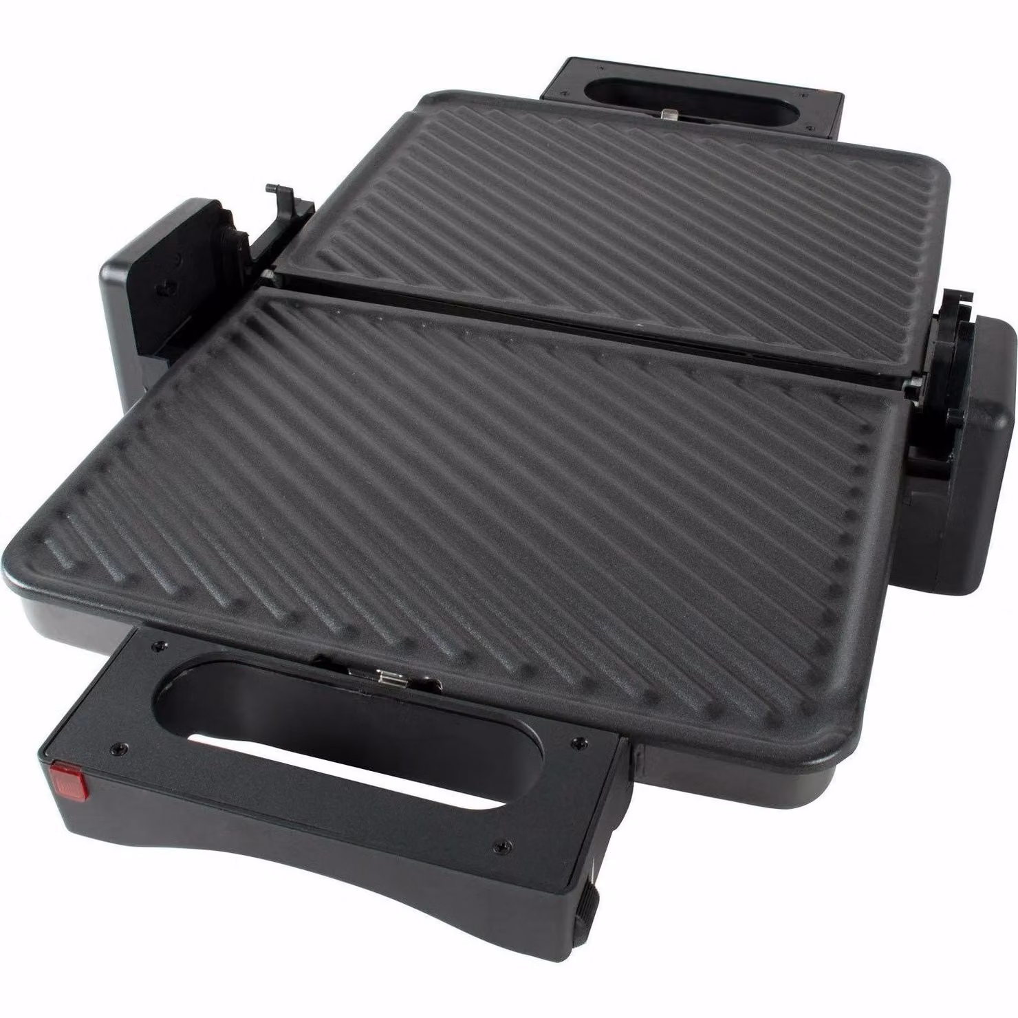 Bistecchiera Elettrica DICTROLUX Double Plate da 2000 Watt con Piastre in Alluminio Rimuovibili, Colore Nero – 3