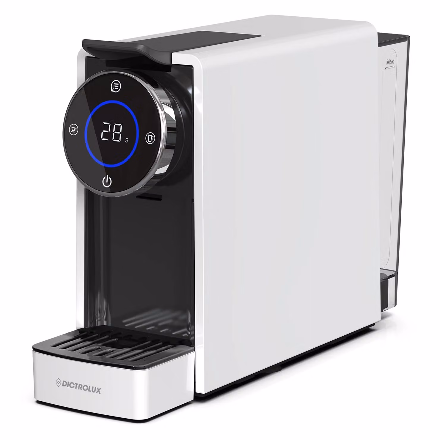 Macchina da Caffè Digitale DICTROLUX Rebeka ST-502S White, 1450 Watt, Compatibile con Capsule Nespresso Original – 1