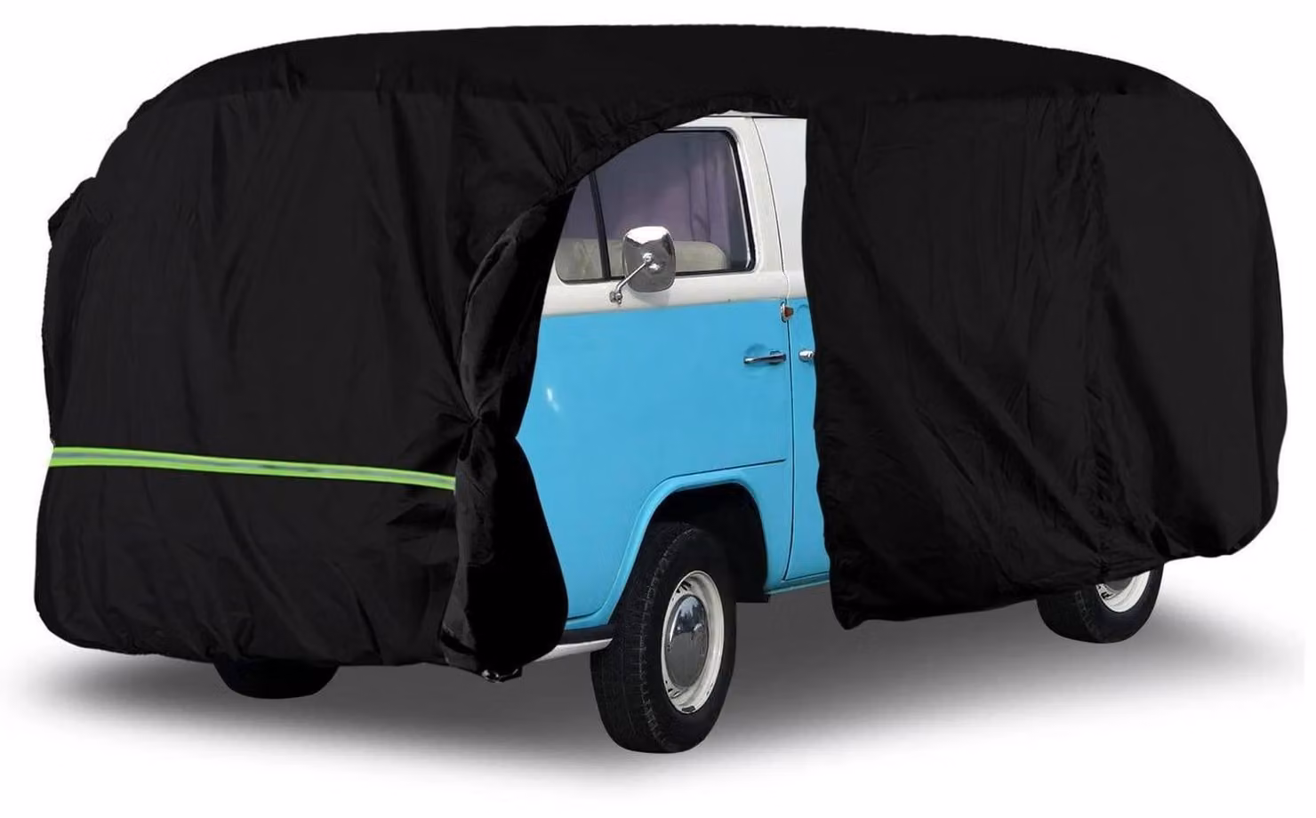 Copertura per auto, modello 300D, resistente alle intemperie e ai raggi UV, adatta per Volkswagen Tipo 2 T1 T2 T3 dal 1950 al 1992, colore nero