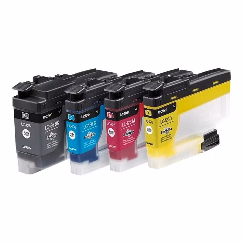 Set di 4 cartucce d'inchiostro originali Brother LC426VAL multicolore (Nero, Ciano, Magenta, Giallo) per stampanti inkjet MFC-J4340DW, MFC-J4540DW, MFC-J4540DWXL – 2