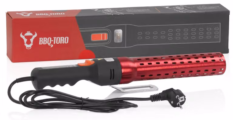 Accenditore elettrico per barbecue, 2000 W, 650 °C, sicuro e veloce