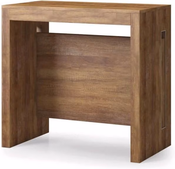 Tavolo Consolle Trasformabile rovere scuro canyon