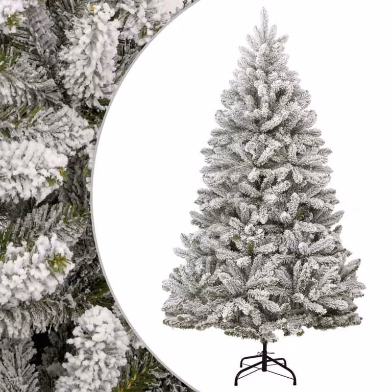 Maison Exclusive - Albero di Natale artificiale pieghevole con effetto neve, 210 cm