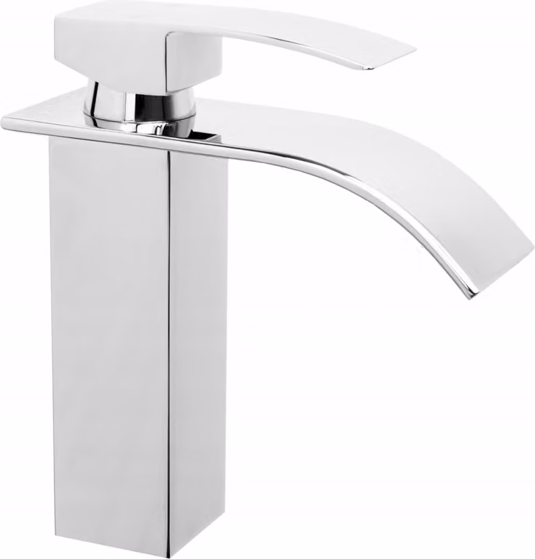 Granitan - Miscelatore lavabo - Rubinetto bagno altezza 19 cm - Rubinetto cromato - ottone - ELVA