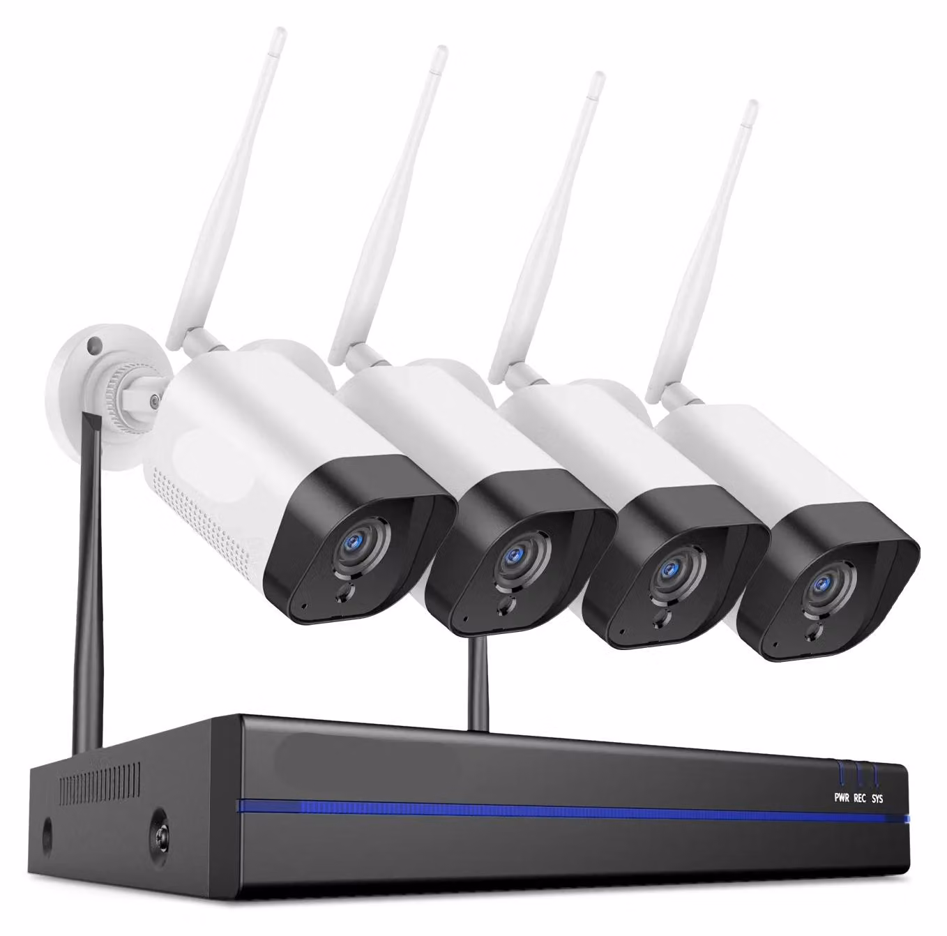Kit di telecamere di sicurezza wireless – Sistema di videosorveglianza per esterni con risoluzione di 3MP e visione notturna