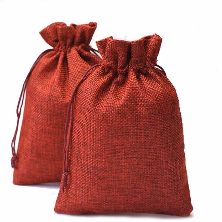 Sacchetti di carta da riempire, dimensioni 13x18 cm, colore rosso scuro, confezione da 25 pezzi