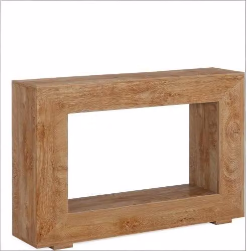 Tavolo Consolle REDOM in Legno Marrone Stile Rustico L/P/H: 120 x 30 x 83,5 cm