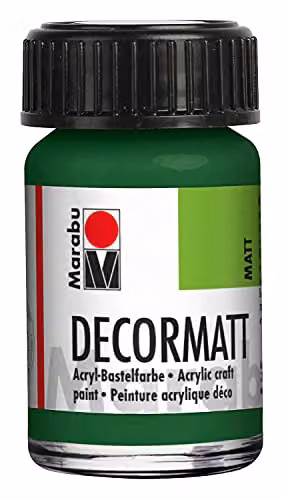 Vernice acrilica Decormatt Acryl 15 ml verde oliva