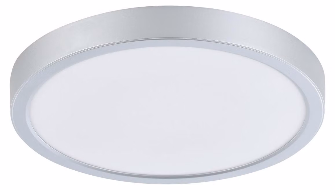 Eglo 75636 IDUN 2 LED apparecchio a plafone 15W Ø300mm Bianco argento Bianco neutro