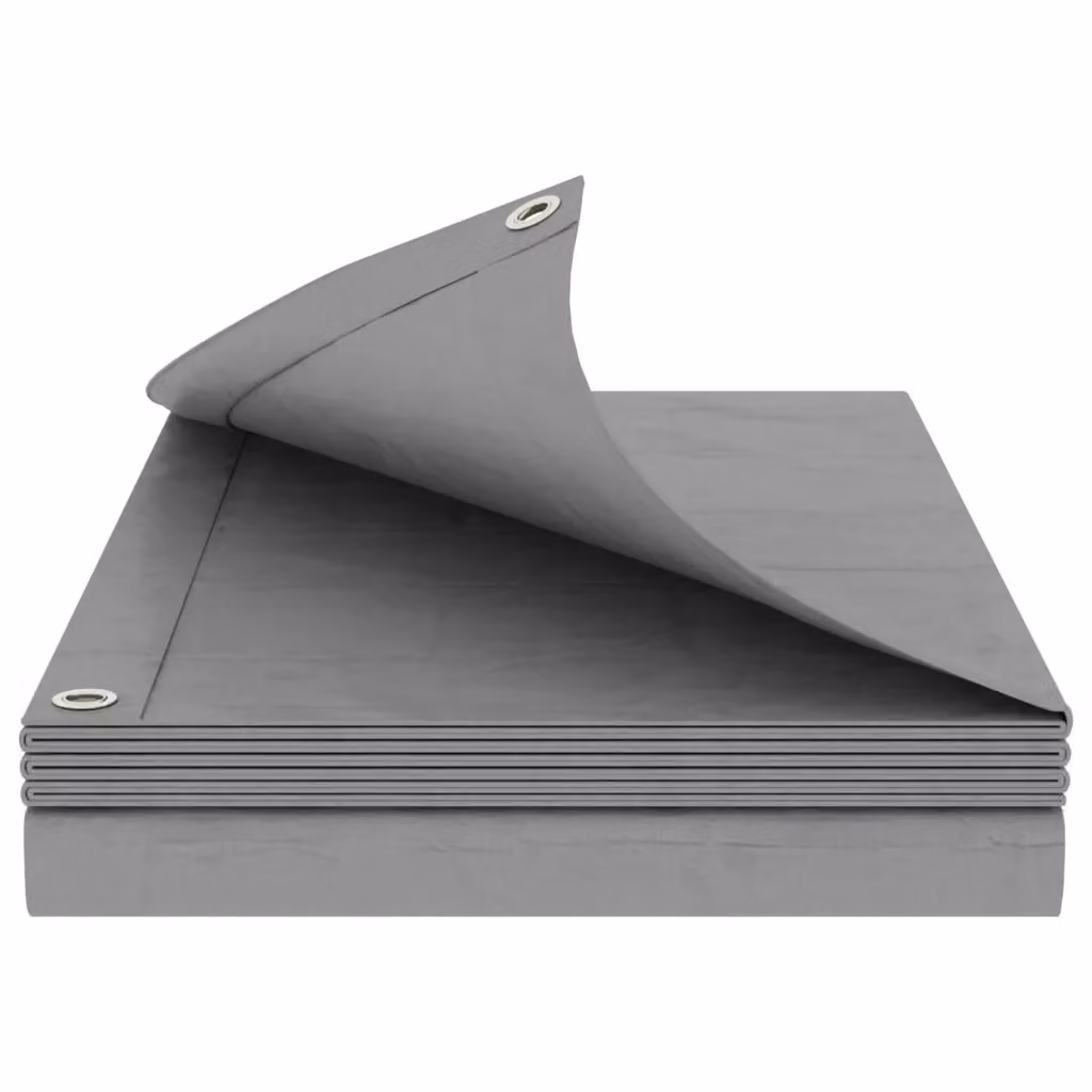 Telo con Occhielli Videx Grigio Chiaro 8 x 8 m in PE 260 gsm