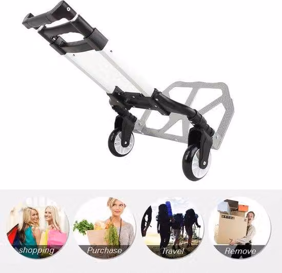 Carrello da magazzino con baricentro a 80 kg, versatile e insonorizzato