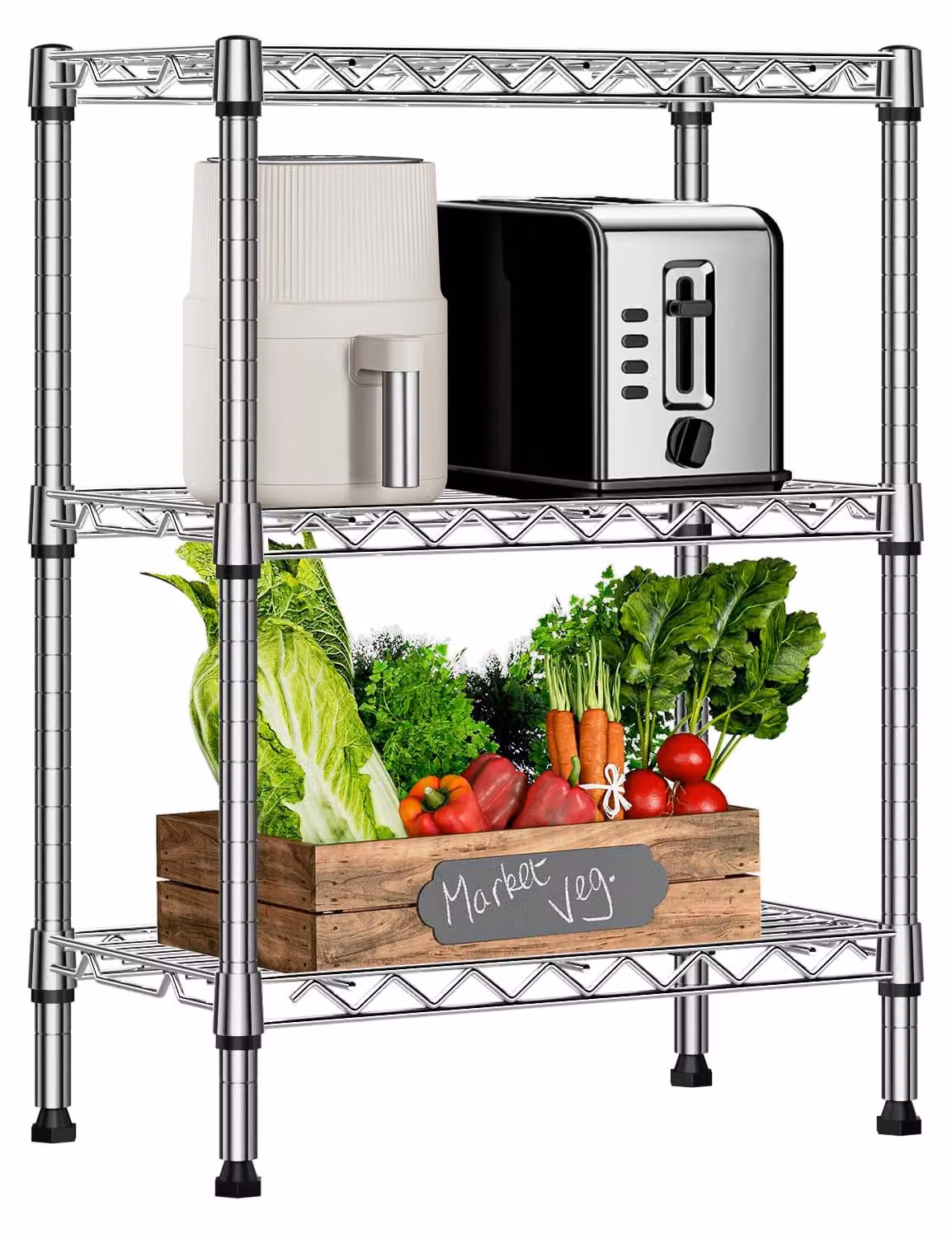 Scaffale portaoggetti con ripiani regolabili, dimensioni 30x55x72,6 cm, autoportante, adatto per cucina e bagno