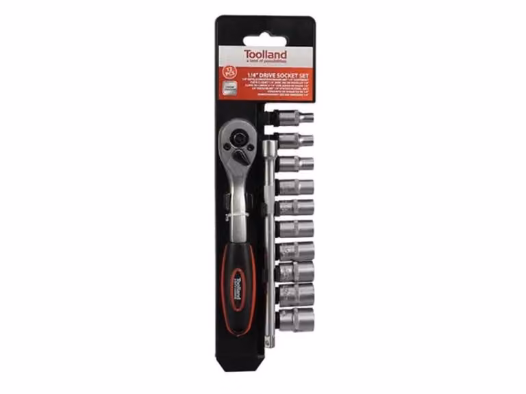 Set di bussole con attacco da 1/4" - 12 pezzi