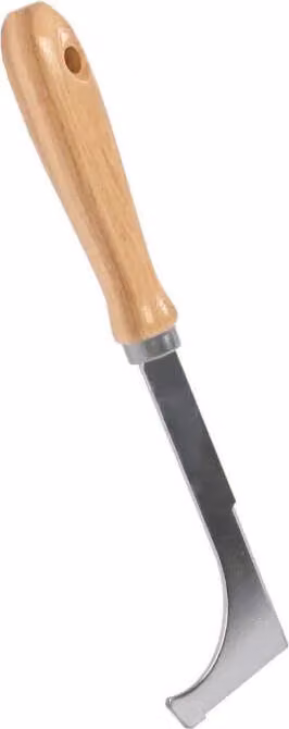 Raschietto manuale per fughe - Acciaio zincato - Manico in legno di frassino