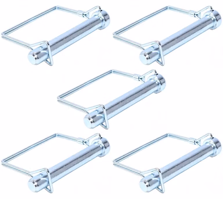 Clip di sicurezza M12 x 80 mm, confezione da 5 pezzi, acciaio zincato
