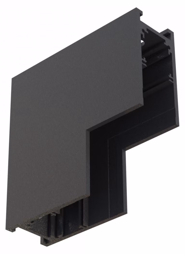 Giunto angolare a vista nero verticale soffitto-parete Nowodvorski LVM TRACK