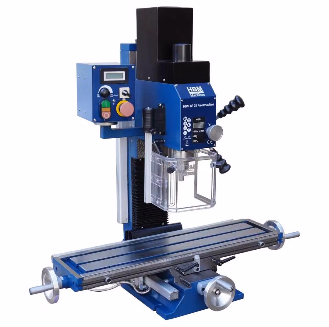 Fresatrice BF25 16mm fresatrice 50mm corsa mandrino 750W 230V trapano per metallo >tavola piccola