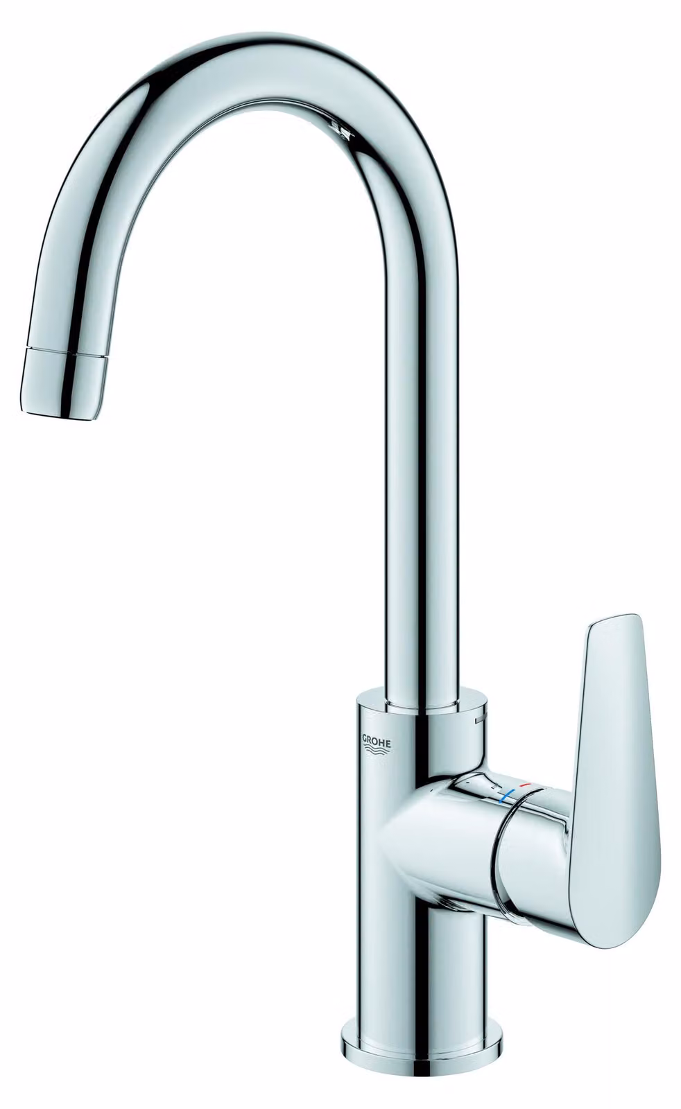 Miscelatore per lavabo, cromo, 159 mm, con tappo a scomparsa per scarico