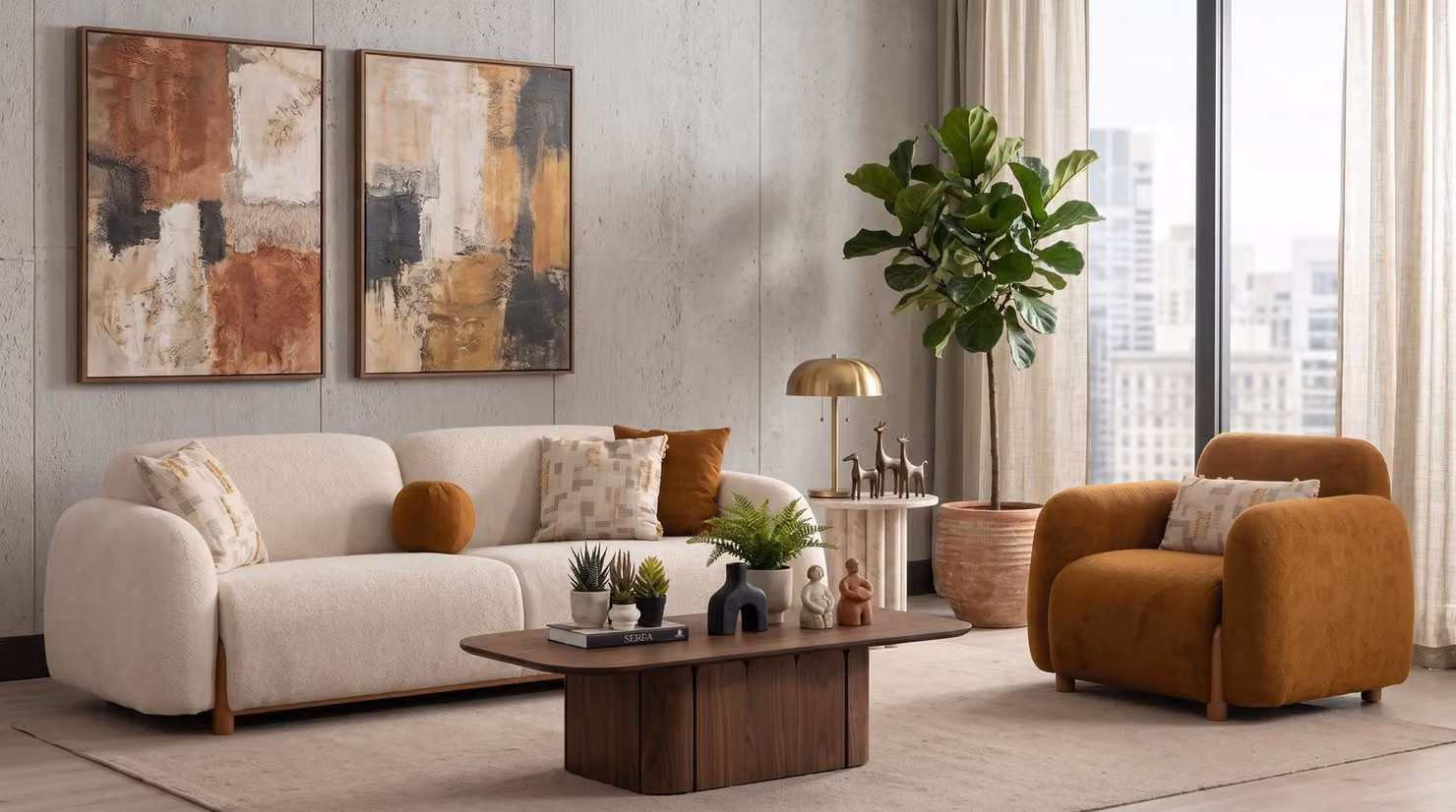 Wohnzimmer Set 3 Sitzer Sofa Sessel Modern Hell Stivoll Elegant