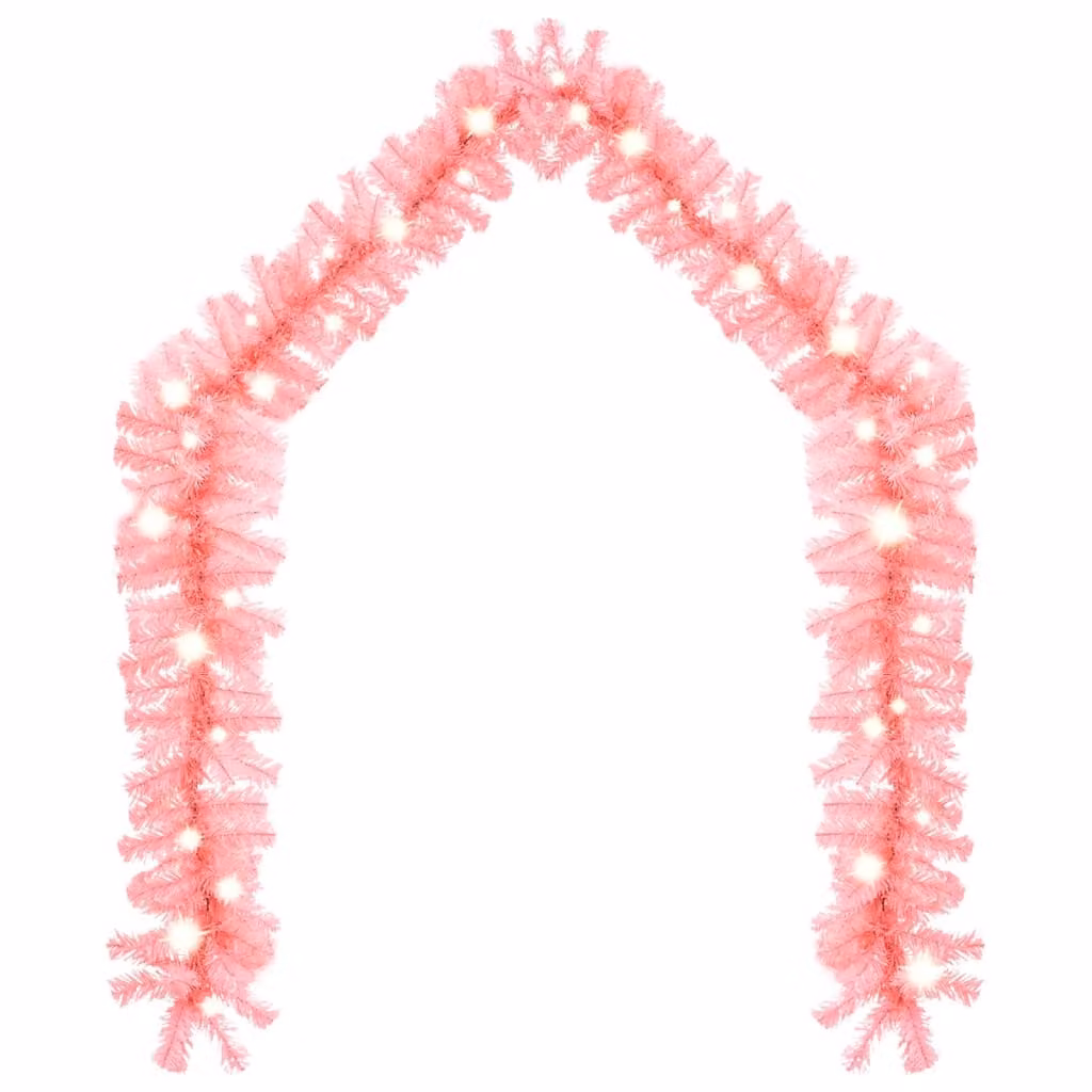 Ghirlanda Natalizia con Luci a LED 10 m Rosa