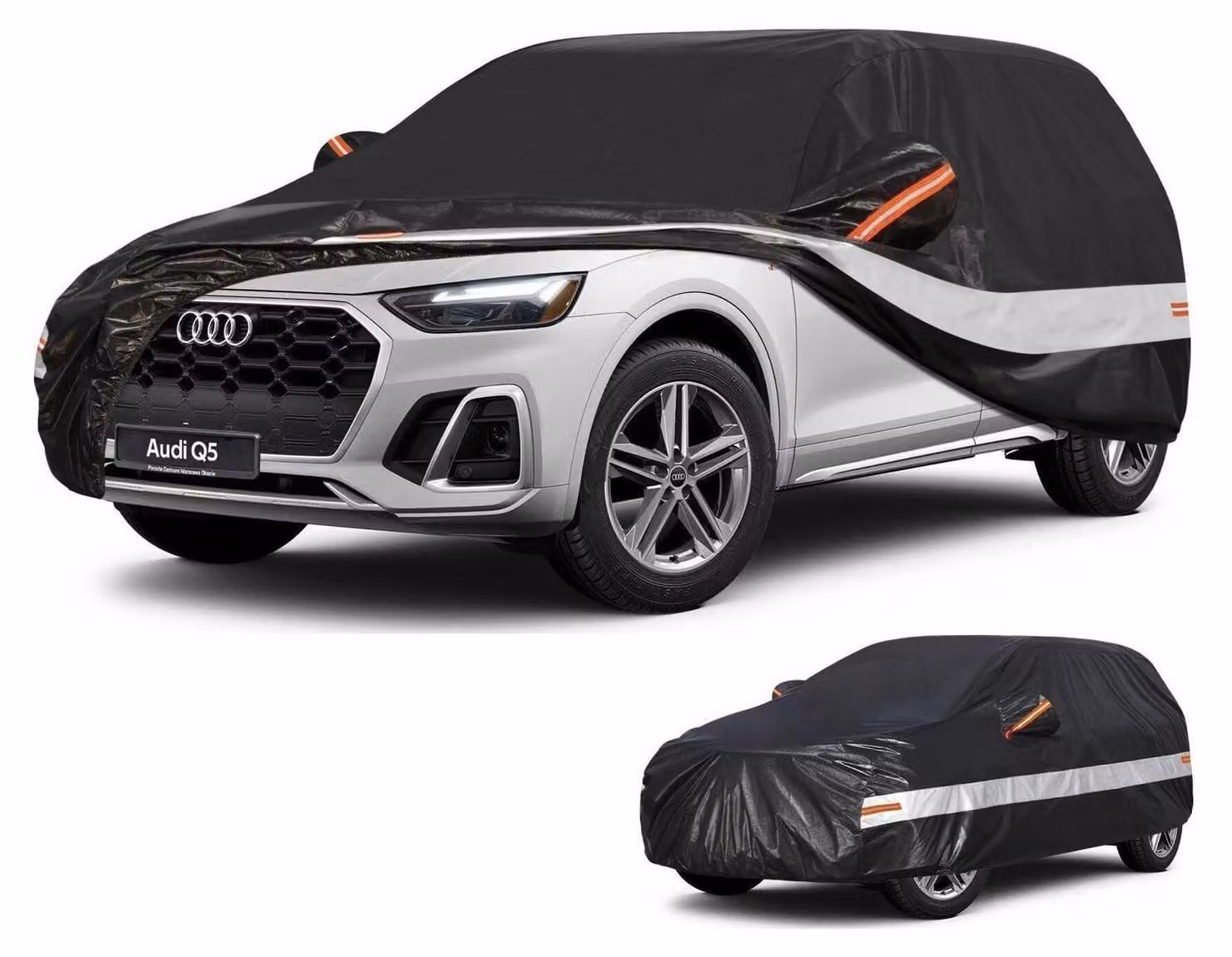 Copertura per auto SUV, 10 strati, impermeabile, per Audi Q5 (2008-2025), colore nero