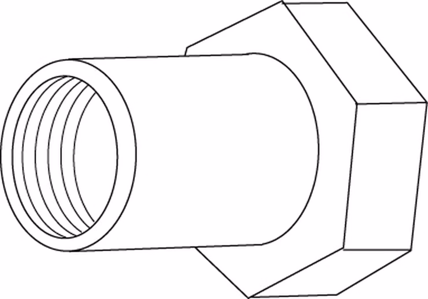Raccordo di collegamento IMI Heimeier con filettatura interna G1 pollici x R3/4 pollici n. 52759020, 1 pezzo.