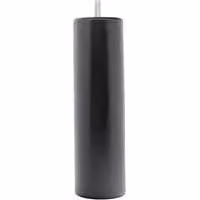 Set di mobili in legno impilabile - composto da 4 elementi - altezza 20 cm - verniciato di nero