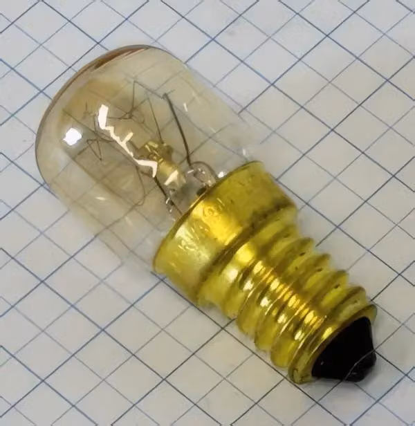 Lampadina E14 25W a forma di pera 300°C