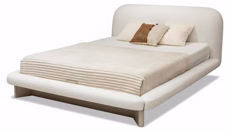 Bett beige, stile moderno, comodo, pratico, elegante, arioso