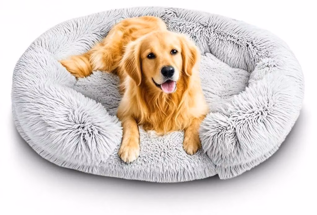 Cuccia ortopedica per cani, con base antiscivolo e coperture lavabili