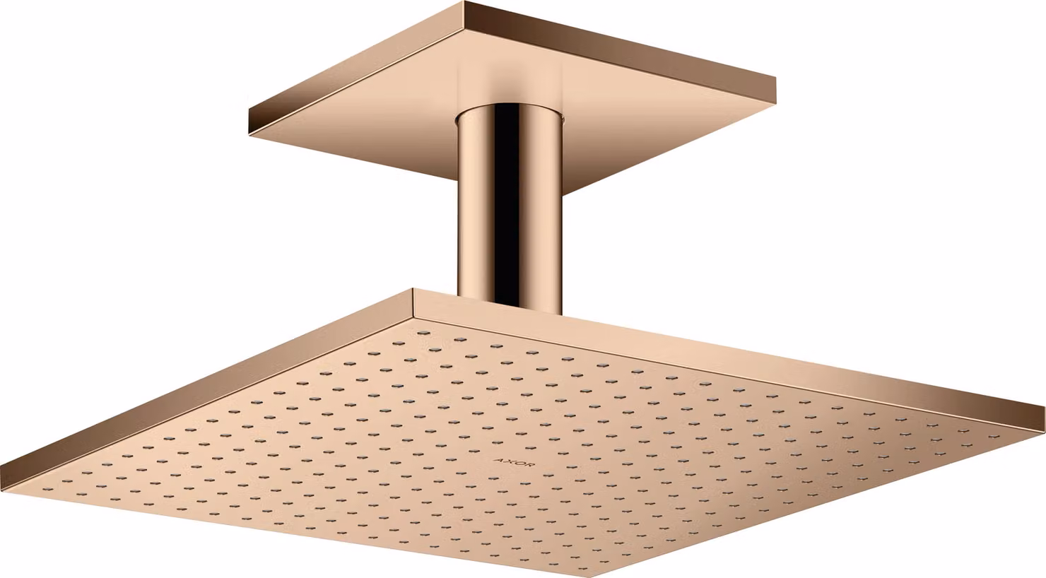 hansgrohe AXOR ShowerSolutions douchette suspendue 300/300 2jet, raccordement au plafond, 35320300, 35320300