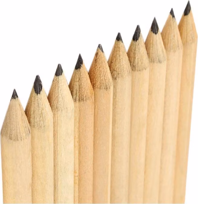 Set grande di mini matite (lunghezza 6 cm, 650 pezzi)