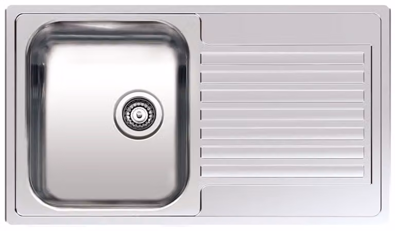 Reginox lavello, lavello da cucina in acciaio inox Centurio L10 - CC (304), 36x42 cm R24065