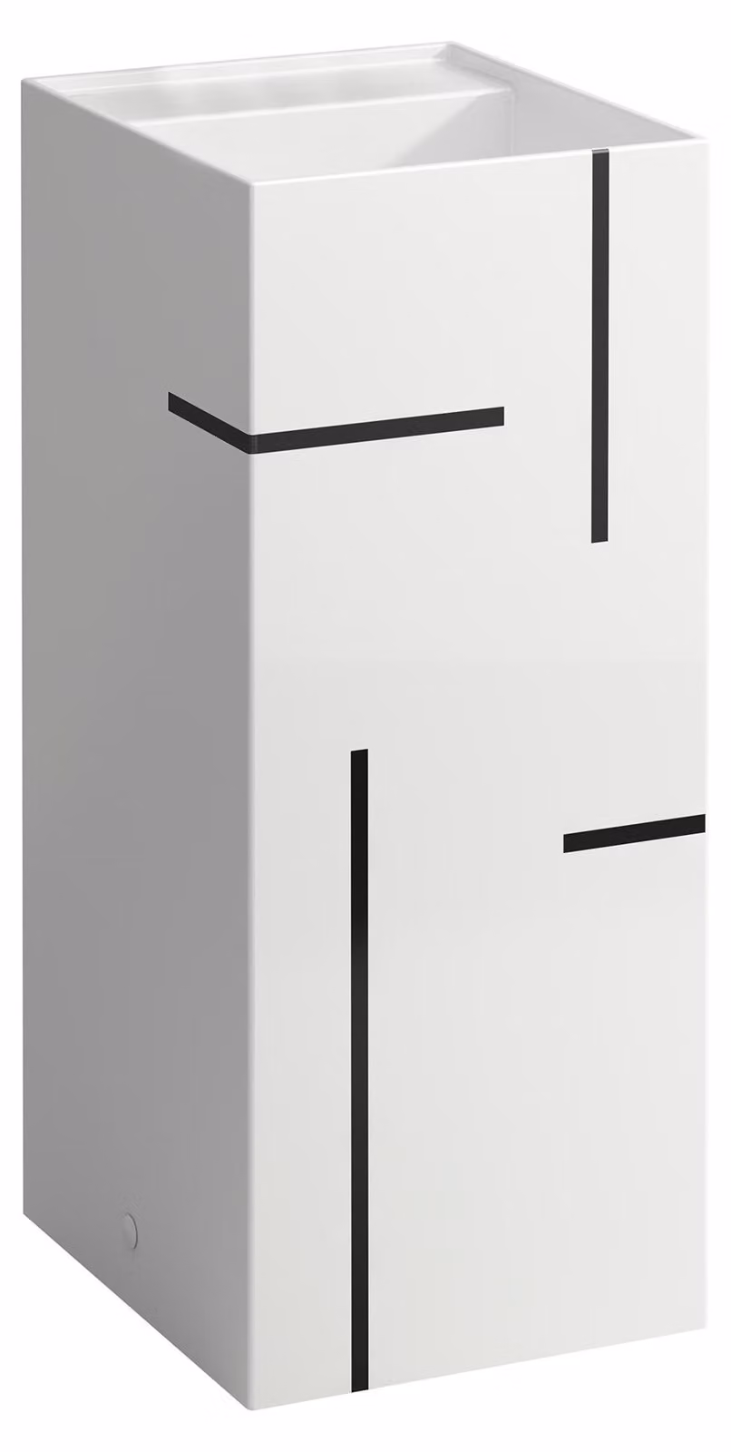 LAUFEN Kartell Lave-mains, posé, sans trou de robinet, sans trop-plein, 375x435x900, H811331D021121, H811331D021121