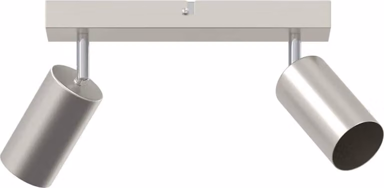 Faretto da soffitto Nichel 26 x 6 x 16 cm Metallo