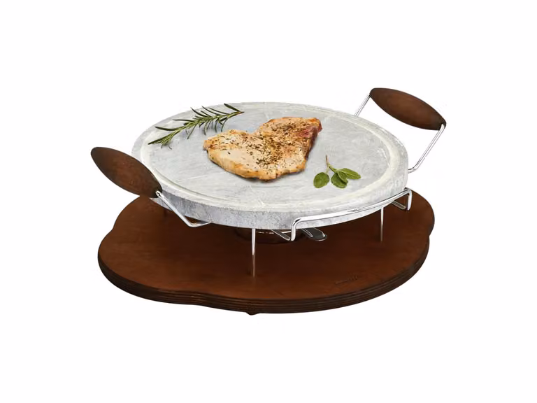Round Pietra da Cucina con Bruciatore