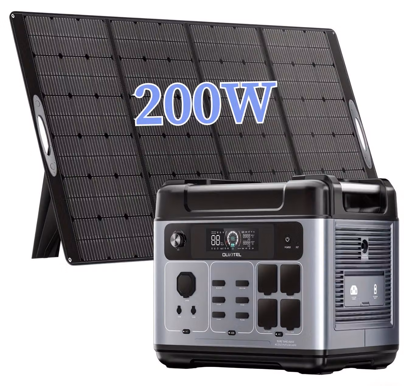 Centralina di energia solare - Generatore solare - Alimentazione di emergenza - Batteria portatile - Alimentazione per campeggio