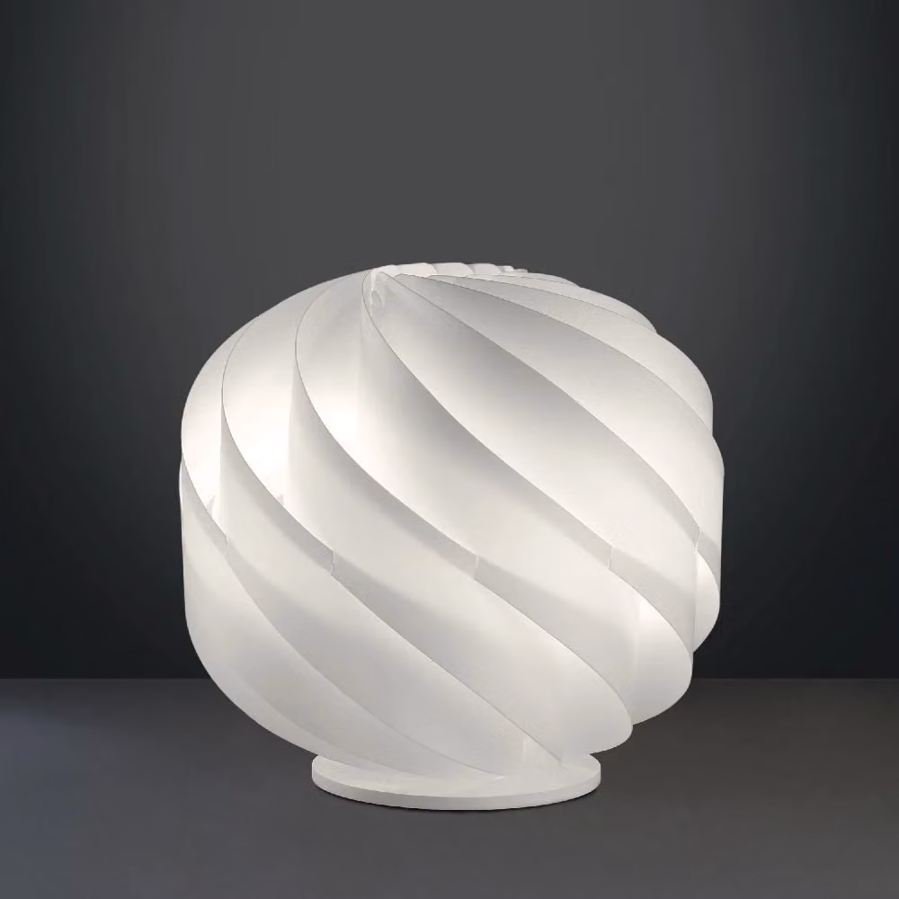 Lampada da Tavolo IPERBRIKO LAP Bianca in Plastica, L: 24 cm, H: 25 cm – 2