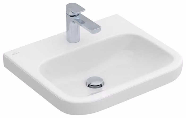 Villeroy & Boch Architectura lavabo, rectangulaire, 1 trou pour robinet, sans trop-plein, 550x470mm, 418856R1, 418856R1