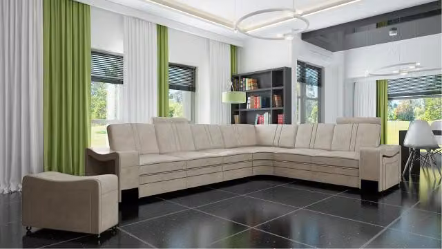 Stoffcouch Textil Polster Eckcouch Couch Sofa Ecksofa Wohnlandschaft Stoffsofa